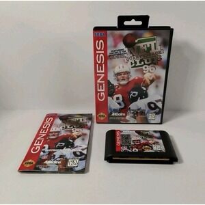 NFL Quarterback Club 96 (Sega Genesis) Complete. Very Clean